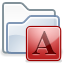 Folder Fonts Icon